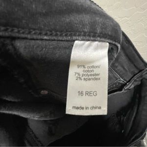 Maurice’s women’s black jeans